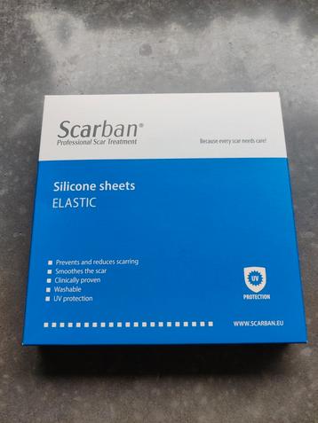 Scarban Siliconen pleisters sheet 15 bij 20 cm nieuw in doos beschikbaar voor biedingen