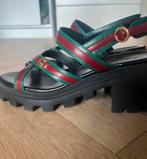 Gucci Sandalen - Zo goed als nieuw!, Zwart, Sandalen of Muiltjes, Ophalen of Verzenden, Gucci