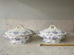 2 mooie dekschalen Societe de Ceramique, Antiek en Kunst, Ophalen of Verzenden