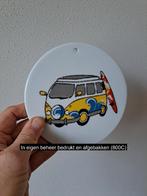 Kaasplank Volkswagen met surfplank, porselein D16xH0.5cm gl, Overige typen, Nieuw, Ophalen of Verzenden, Overige stijlen