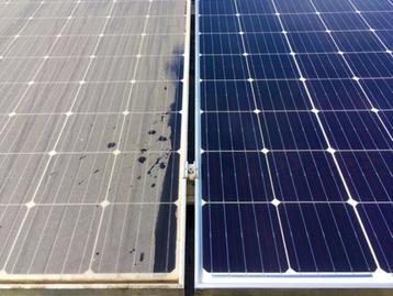 Zonnepanelen  reinigen. beschikbaar voor biedingen