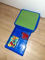Opbergdoos met grondplaat voor bouwblokken of Lego, Kinderen en Baby's, Speelgoed | Bouwstenen, Ophalen of Verzenden, Zo goed als nieuw