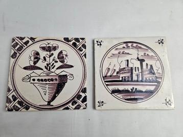 18e eeuws Tegels  beschikbaar voor biedingen