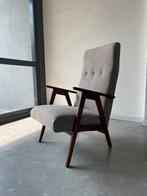 Vintage fauteuil jaren 60 deens design nieuwe bekleding, Huis en Inrichting, Fauteuils, Ophalen, ., 2de hands, Zo goed als nieuw