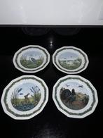 4 Rosenthal Maria weiss porseleinen sierborden met wildecor, Antiek en Kunst, Antiek | Porselein, Verzenden
