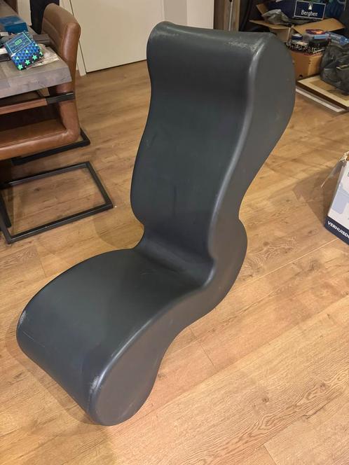 Zwarte Design Stoel Verner Panton Phantom, Huis en Inrichting, Stoelen, Gebruikt, Eén, Kunststof, Zwart, Ophalen