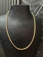 Prachtige 14k gouden koningsketting | 50 cm, Sieraden, Tassen en Uiterlijk, Kettingen, Ophalen of Verzenden, Nieuw, Goud