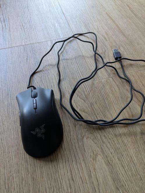 Razer deathadder elite, Computers en Software, Muizen, Zo goed als nieuw, Muis, Bedraad, Gaming muis, Ophalen of Verzenden