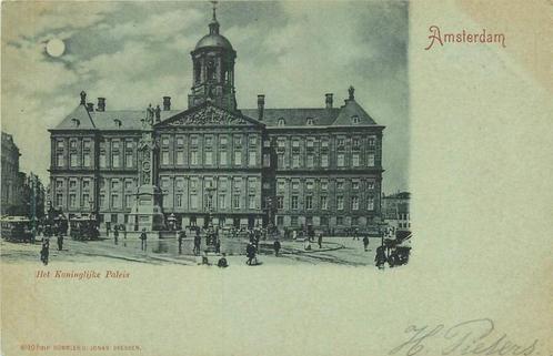 (381-254-017) Amsterdam Het Kon. Paleis, Verzamelen, Ansichtkaarten | Nederland, Noord-Holland, Voor 1920, Verzenden