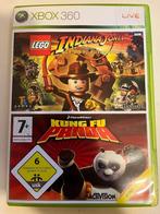 LEGO Indiana Jones en Kung Fu Panda (2 spellen, XBOX360), Avontuur en Actie, Ophalen of Verzenden, Zo goed als nieuw