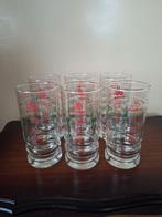 Set of 6 Vintage Durobor Christmas Glasses – Retro Belgian B, Verzamelen, Ophalen, Zo goed als nieuw