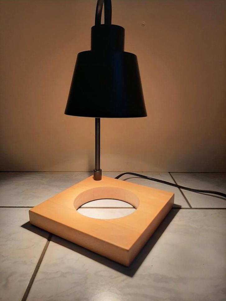 Candlewarmer zwart black candle warmer kaars warmer, Huis en Inrichting, Lampen | Tafellampen, Zo goed als nieuw, Minder dan 50 cm