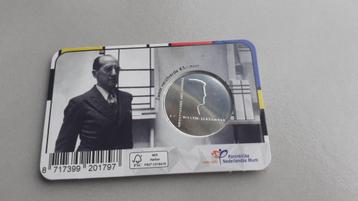 Piet Mondriaan vijfje in de Coincard beschikbaar voor biedingen