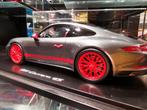 Spark Porsche 911 Carrera 4S in 1 op 18, Hobby en Vrije tijd, Modelauto's | 1:18, Ophalen of Verzenden, Zo goed als nieuw, Auto