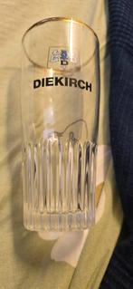 Diekirch bierglas met gouden rand, Ophalen of Verzenden, Zo goed als nieuw, Glas of Glazen, Overige merken