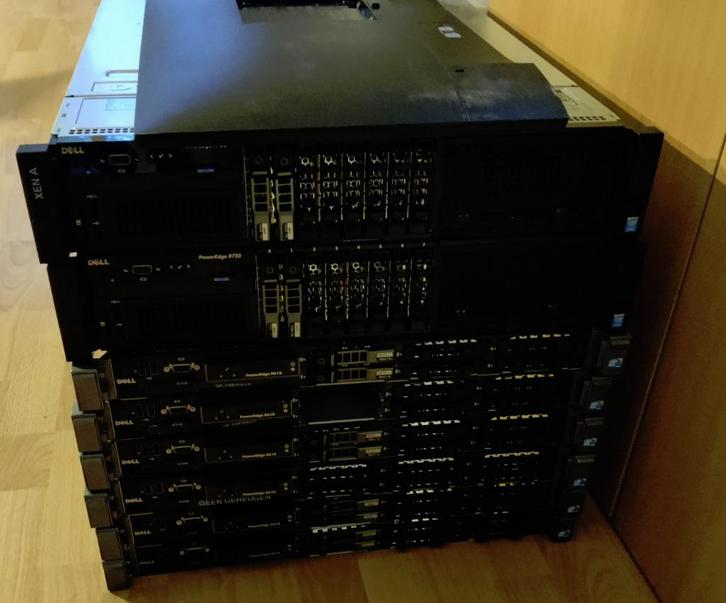 Partij van 8 Dell Poweredge R610/R730/R430 Servers 2-9, Computers en Software, Servers, Zo goed als nieuw, 2 tot 3 Ghz, 128 GB