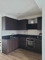 Complete hoekkeuken inclusief apparatuur, Huis en Inrichting, Keuken | Complete keukens, Ophalen, Gebruikt, Wit, Hoekkeuken