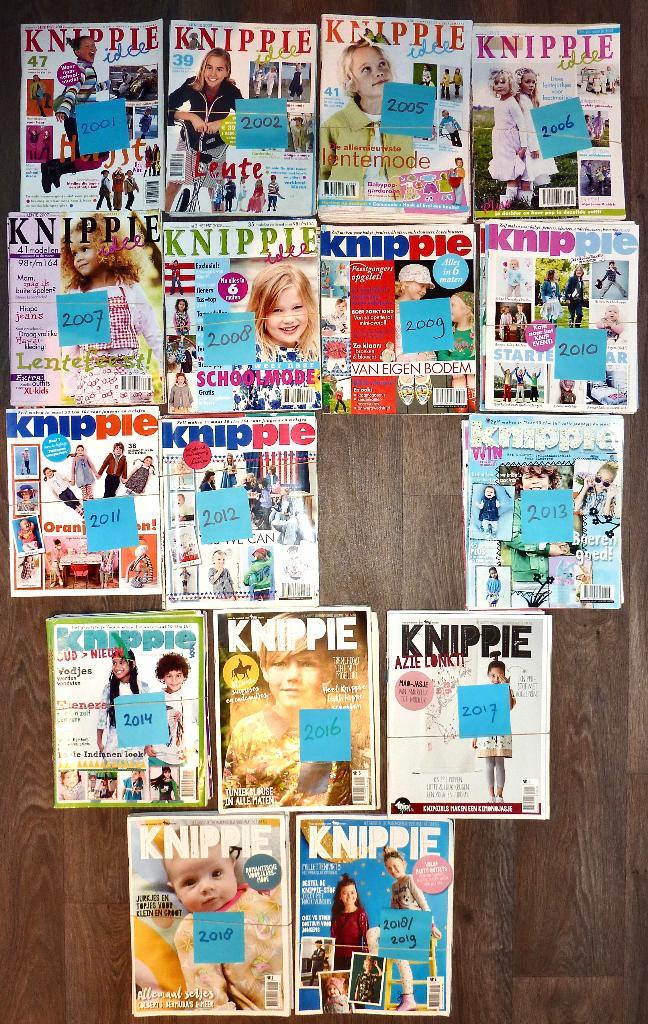 KNIPPIE IDEE 2000-2019 diverse nummers, Hobby en Vrije tijd, Kledingpatronen, Zo goed als nieuw, Kind, Knippie, Ophalen