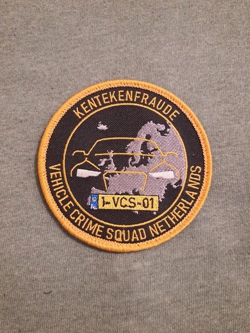 Politie kentekenfraude patch, Verzamelen, Militaria | Algemeen, Embleem of Badge, Nederland, Ophalen of Verzenden