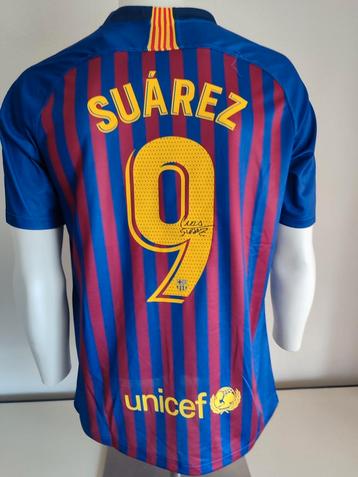 Luis Suarez gesigneerd Fc Barcelona shirt met coa
 beschikbaar voor biedingen