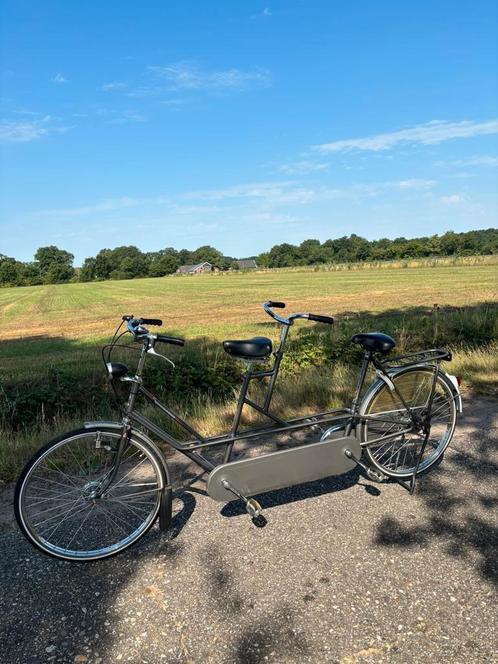 Gazelle tandem 1977 - origineel, 3 versnellingen, Fietsen en Brommers, Fietsen | Tandems, Zo goed als nieuw, Minder dan 10 versnellingen