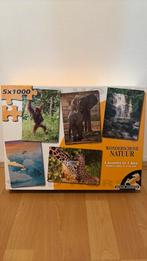5x 1000 puzzel dieren, Ophalen of Verzenden, Gebruikt
