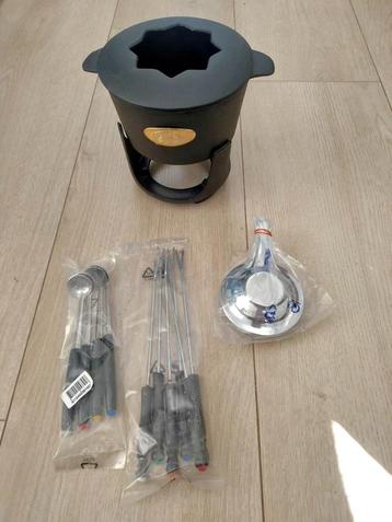 Nieuwe Gietijzeren Fondueset beschikbaar voor biedingen