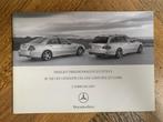 Prijslijst Mercedes-Benz E-klasse facelift S211 W211 2007, Boeken, Nieuw, Mercedes-Benz, Mercedes, Ophalen of Verzenden