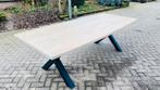 Massief Houten Eettafel 230x100 | Eiken Look, Huis en Inrichting, Tafels | Eettafels, Ophalen, 100 tot 150 cm, 200 cm of meer