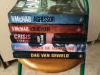 5 Andy McNab boeken - Agressor, Kruisvuur, Crisis Four..., Ophalen of Verzenden, Gelezen, Nederland