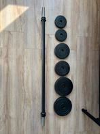 Barbell Set met Gewichten, Ophalen, Overige typen, Armen, Zo goed als nieuw