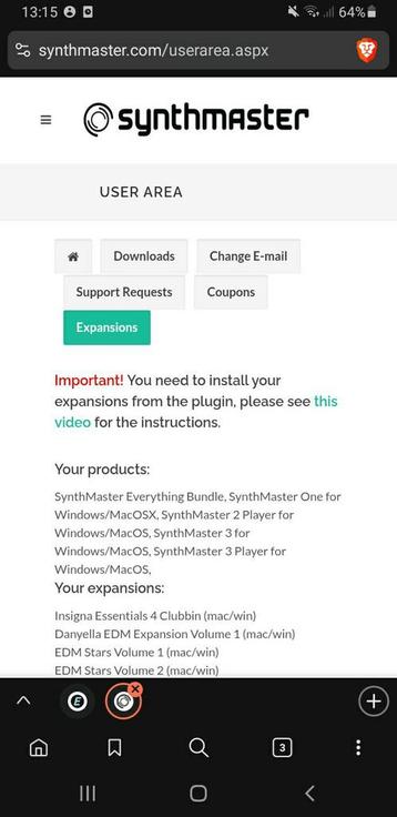Synthmaster Everything bundle (De hele bundle origineel) beschikbaar voor biedingen