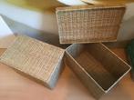 Rieten manden, Huis en Inrichting, Ophalen, Mand, Zo goed als nieuw, Riet