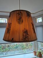 Gave vintage lampenkap met vogels, Ophalen of Verzenden, Gebruikt, Rond, 25 tot 50 cm
