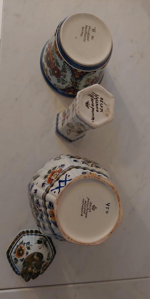 Delfts Blauwe Vazen/Potten - Decoratief, Antiek en Kunst, Antiek | Keramiek en Aardewerk, Ophalen