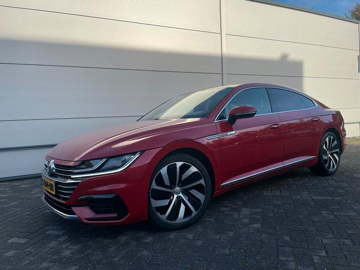 Volkswagen Arteon 2.0 TSI 190pk 7-DSG 2018 Rood, Auto's, Volkswagen, Particulier, Arteon, ABS, Adaptieve lichten, Adaptive Cruise Control