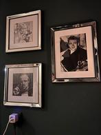 Foto lijsten spiegel effect met fotoposter, Huis en Inrichting, Woonaccessoires | Lijsten, Ophalen of Verzenden, Zo goed als nieuw