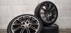 21" Porsche Cayenne 7P 7L Platinum orig velgen zomerbanden, Auto-onderdelen, Banden en Velgen, Gebruikt, 295 mm, Banden en Velgen