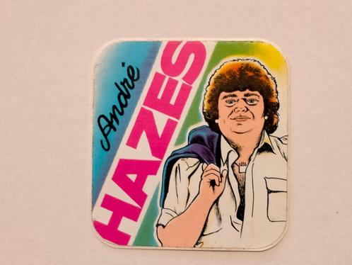 André Hazes zanger vintage logo sticker muziek volkszanger, Verzamelen, Stickers, Gebruikt, Ophalen of Verzenden