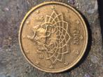 50 Cent Italy 2002 - Zeldzame muntfoutmunt - dubbele rand, z, Ophalen of Verzenden, Duitsland, 2 euro
