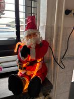 Zittende kerstman met lichtslang, Diversen, Kerst, Ophalen of Verzenden, Zo goed als nieuw