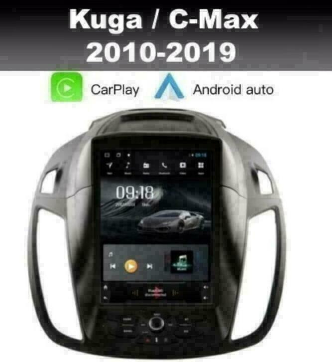 Ford Kuga C-Max radio navigatie android 10 wifi dab+ 10,4'', Ophalen of Verzenden, Nieuw