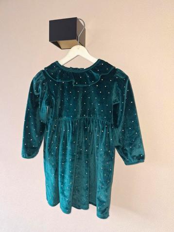 Velours jurkje - Kerst beschikbaar voor biedingen