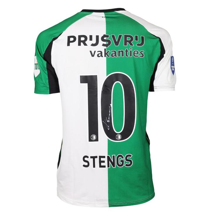 MATCHWORNSHIRT 3de shirt Feyenoord nr 10 Calvin Stengs, Verzamelen, Sportartikelen en Voetbal, Gebruikt, Shirt, Feyenoord, Ophalen of Verzenden