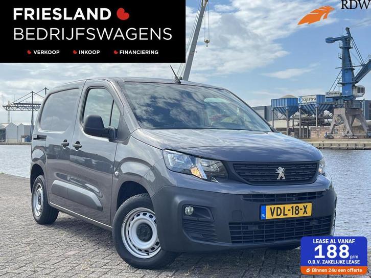 Peugeot Partner 1.5 BlueHDI Asphalt Carplay/Cruise/Airco/Par, Auto's, Bestelauto's, Bedrijf, Te koop, ABS, Airconditioning, Alarm