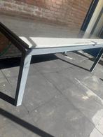 Echt marmeren eet- en woontafel 80x200x100, Verzenden, Zo goed als nieuw, Rechthoekig
