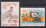 Indonesie Zonnebloem nr 1003/4 postfris 1980, Postzegels en Munten, Postzegels | Suriname, Ophalen of Verzenden, Postfris