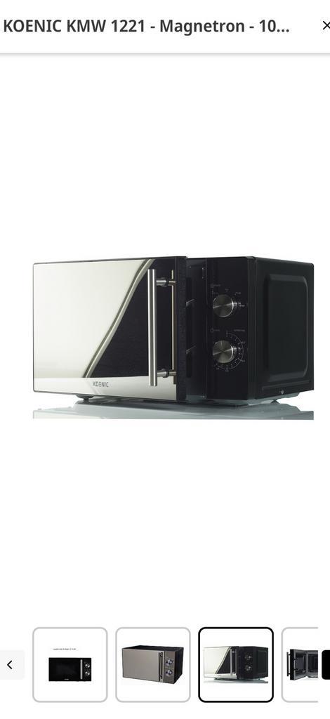 Magnetron koenic - Snel en gemakkelijk opwarmen!, Witgoed en Apparatuur, Magnetrons, Gebruikt, Vrijstaand, Magnetron, 45 tot 60 cm