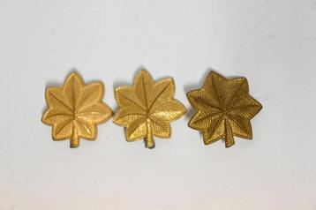 3 stuks ww2 era major lapel pin speld sluiting amerika  beschikbaar voor biedingen