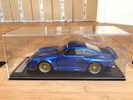 Porsche 911 993 GT1 Alméras blauw 1:18 Kess 150st vitrinebox, Ophalen of Verzenden, Nieuw, Auto, Overige merken